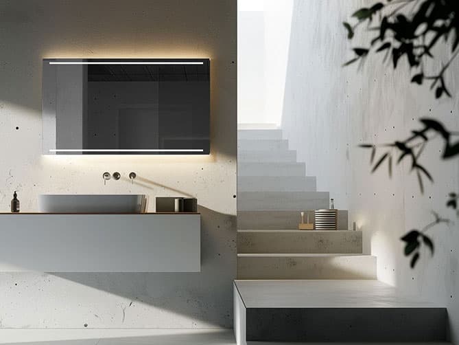 Badspiegel ARMINIUS Warmweiß