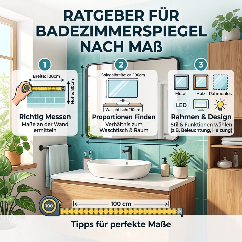 Ratgeber Badezimmerspiegel Größen