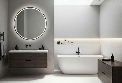 Badspiegel mit Rahmen nach Maß