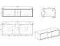Preview: Waschtischunterschrank Fiona Multy 1600