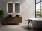 Preview: Spiegel Nautilus mit LED