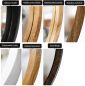 Preview: Runder Spiegel mit LED-Beleuchtung Slim Natural Dark Farben