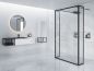 Preview: Lucid 402, feste Duschwände aus Klarglas für Walk-In-Dusche