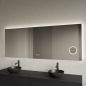 Preview: Gliss Design Lumin Rechteckspiegel inkl. Spiegelheizung, Rasierspiegel und indirekter LED-Beleuchtung rundum