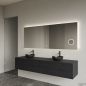 Preview: Gliss Design Lumin Rechteckspiegel inkl. Spiegelheizung, Rasierspiegel und indirekter LED-Beleuchtung rundum