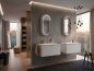 Preview: Premium Oval -  Spiegelschrank