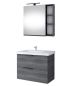 Preview: Badmöbel-Set mit Spiegelschrank 70cm (Anthrazit)