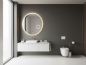 Preview: Design Sol Rundspiegel mit LED-Beleuchtung und Spiegelheizung