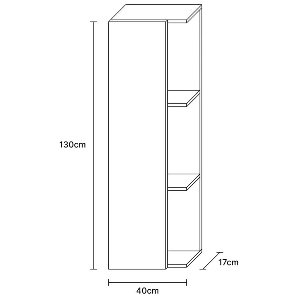 Waschtischunterschrank Astra 60 cm gold eiche / anthrazit mit Aufsatzwaschbecken weiß und Seitenschrank gold eiche / anthrazit