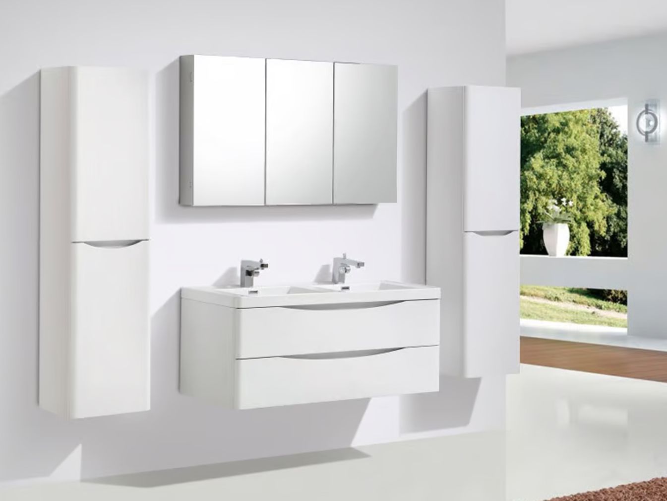 Badmöbel-Set Smile 1200 mit Waschbecken
