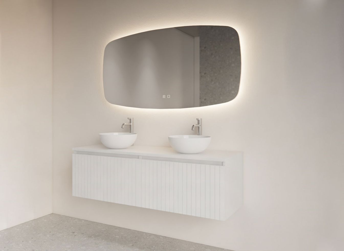 Badspiegel Erato LED inklusive Spiegelheizung