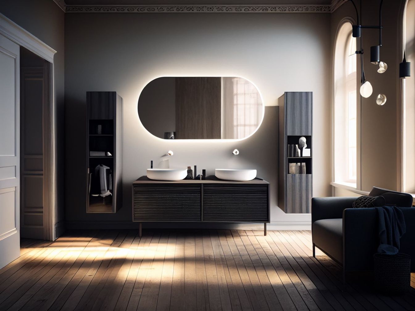 Preview: Ovaler - Kristallspiegel TIGRES