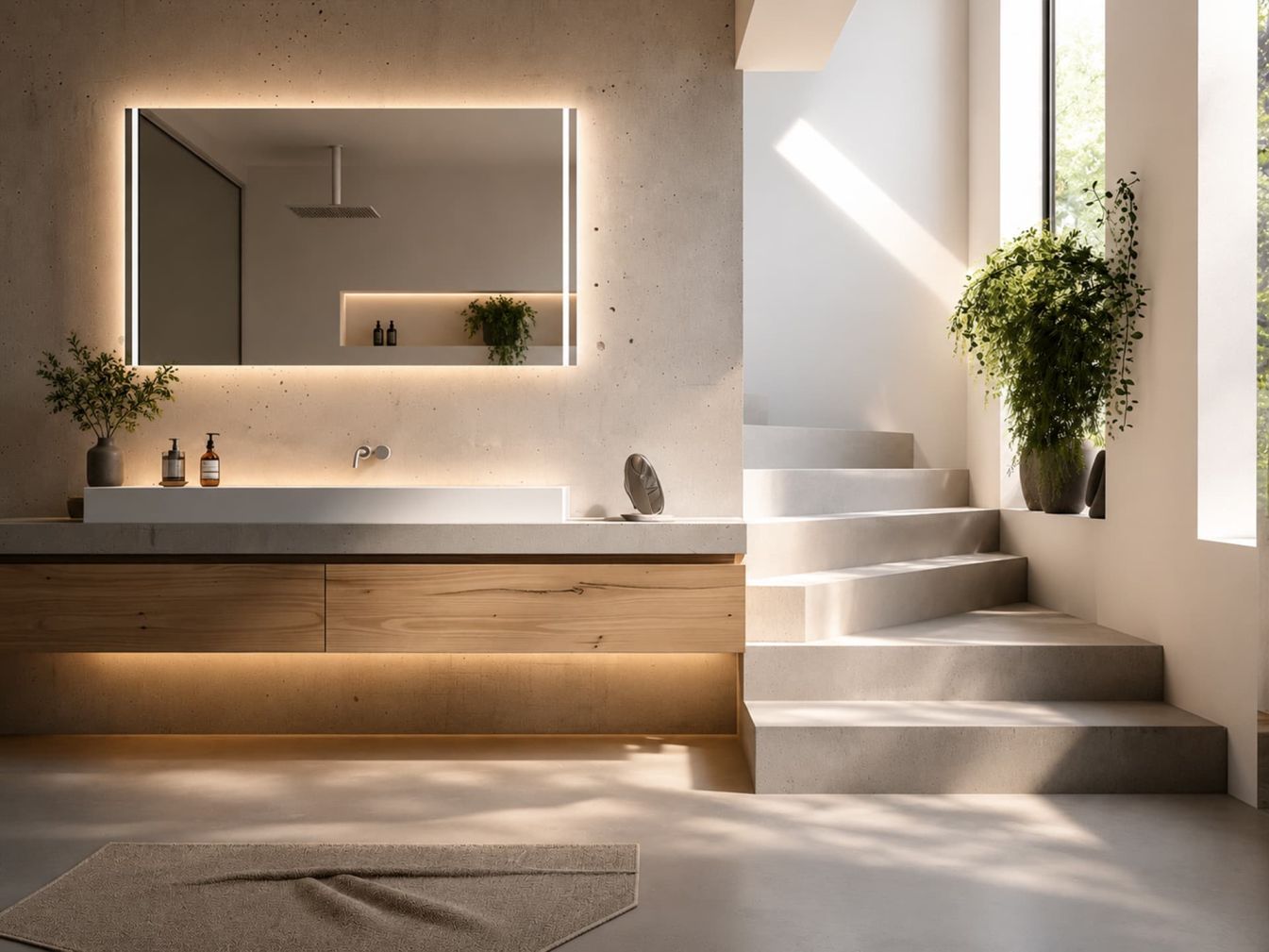 Badspiegel THRONES mit beidseitiger Beleuchtung