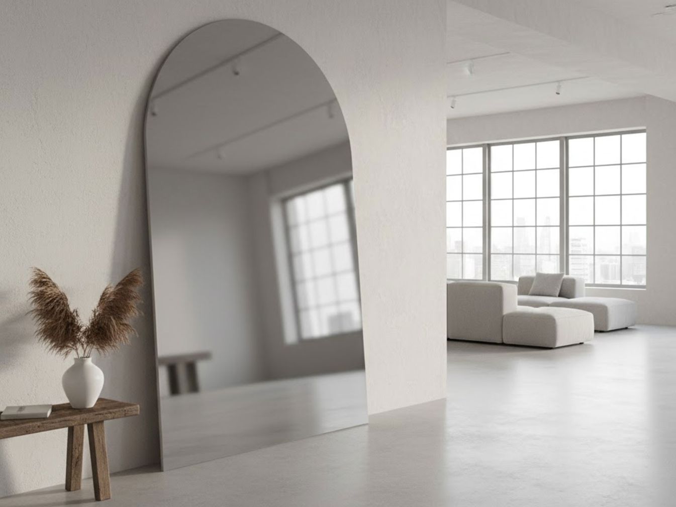 Preview: Bogenspiegel mit einer dicke von 6mm