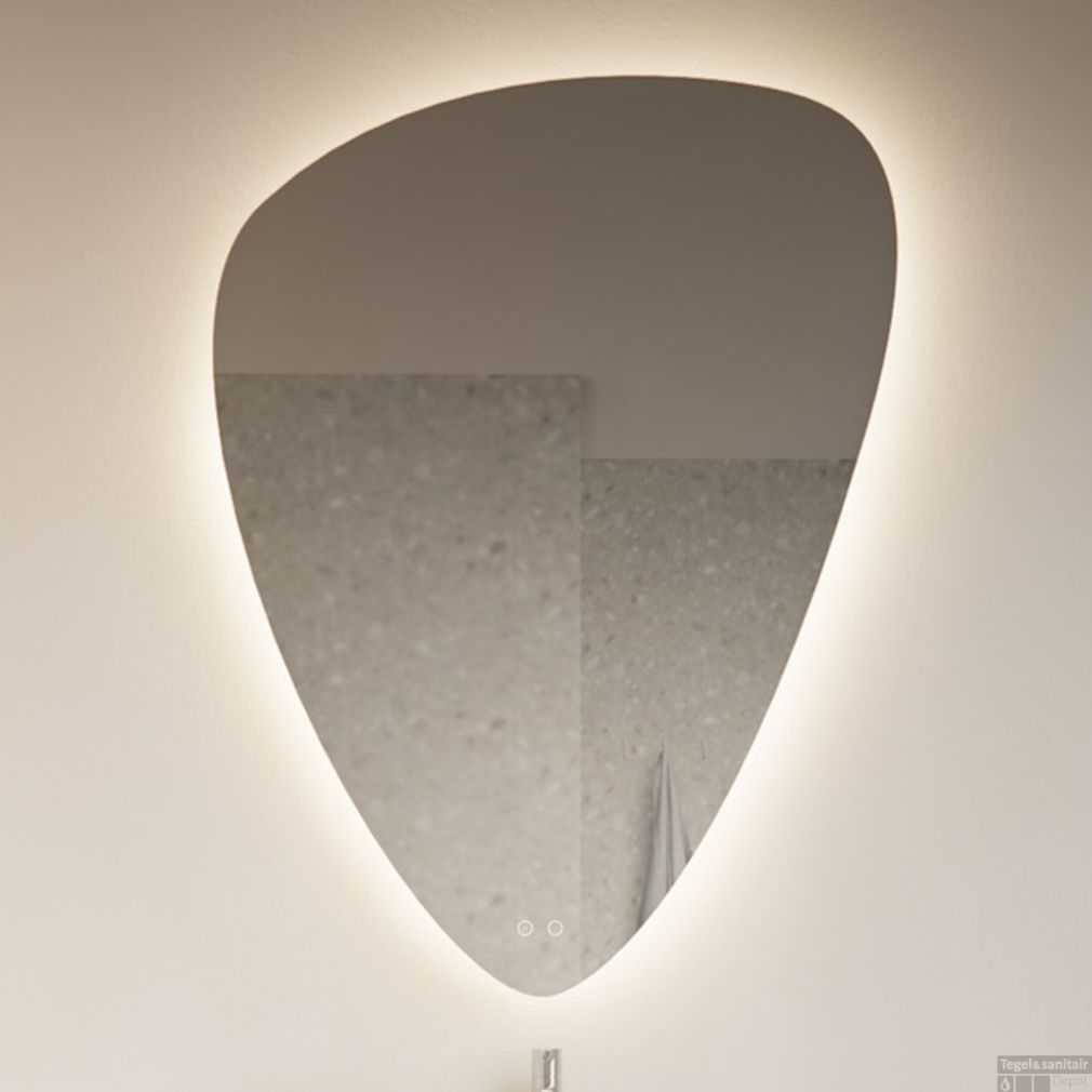 Badezimmerspiegel Gliss Frenzy mit organischer LED-Beleuchtung und Spiegelheizung