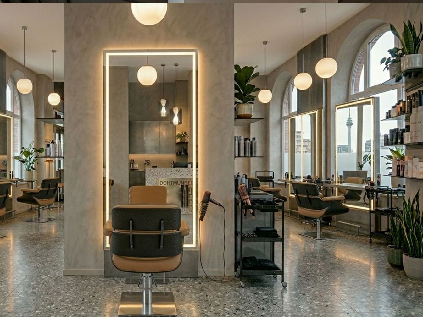 Friseurspiegel Maya nach Maß