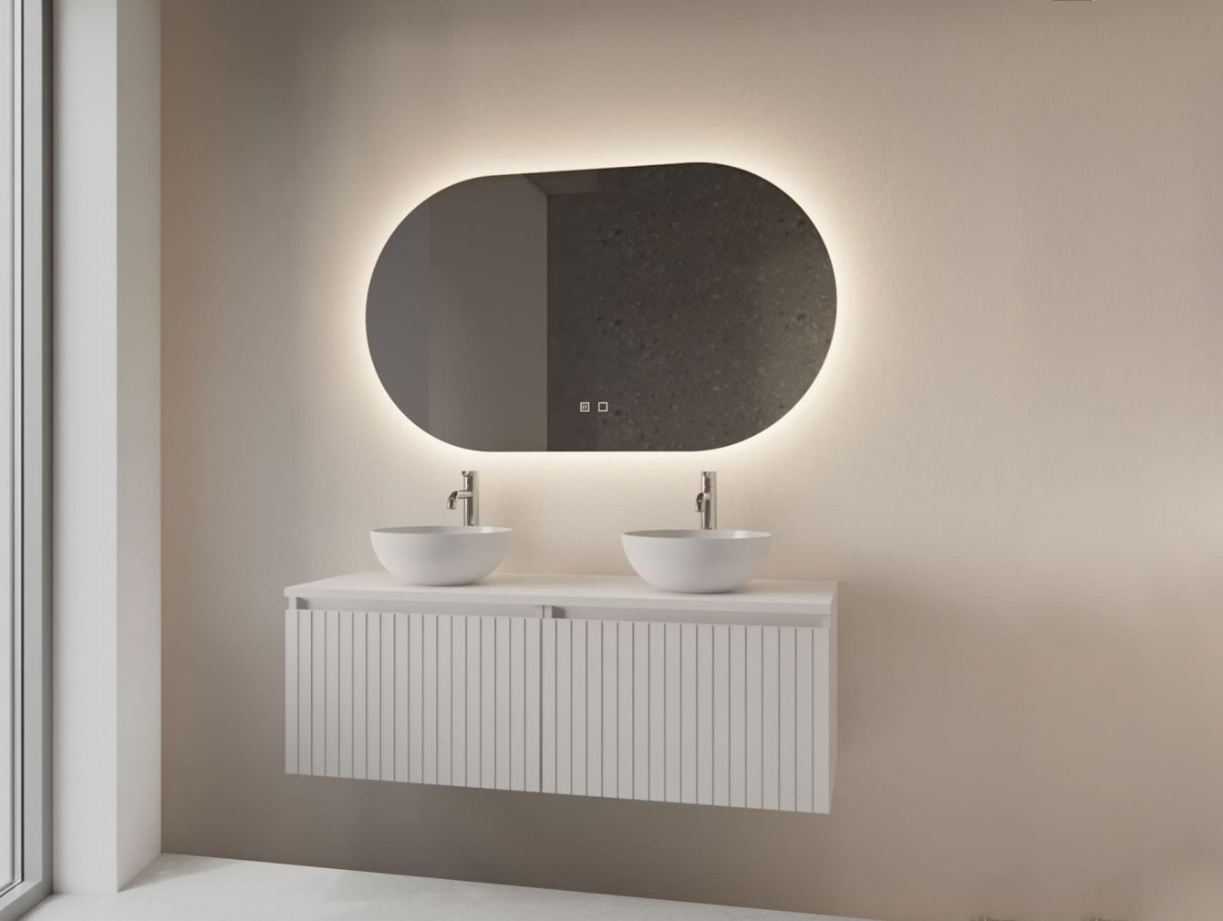 Badezimmerspiegel Gliss Orion Horizontal