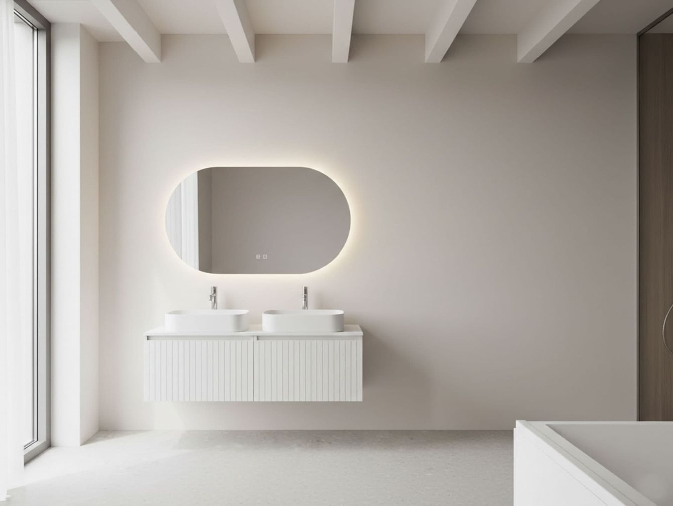 Badezimmerspiegel Gliss Orion Horizontal