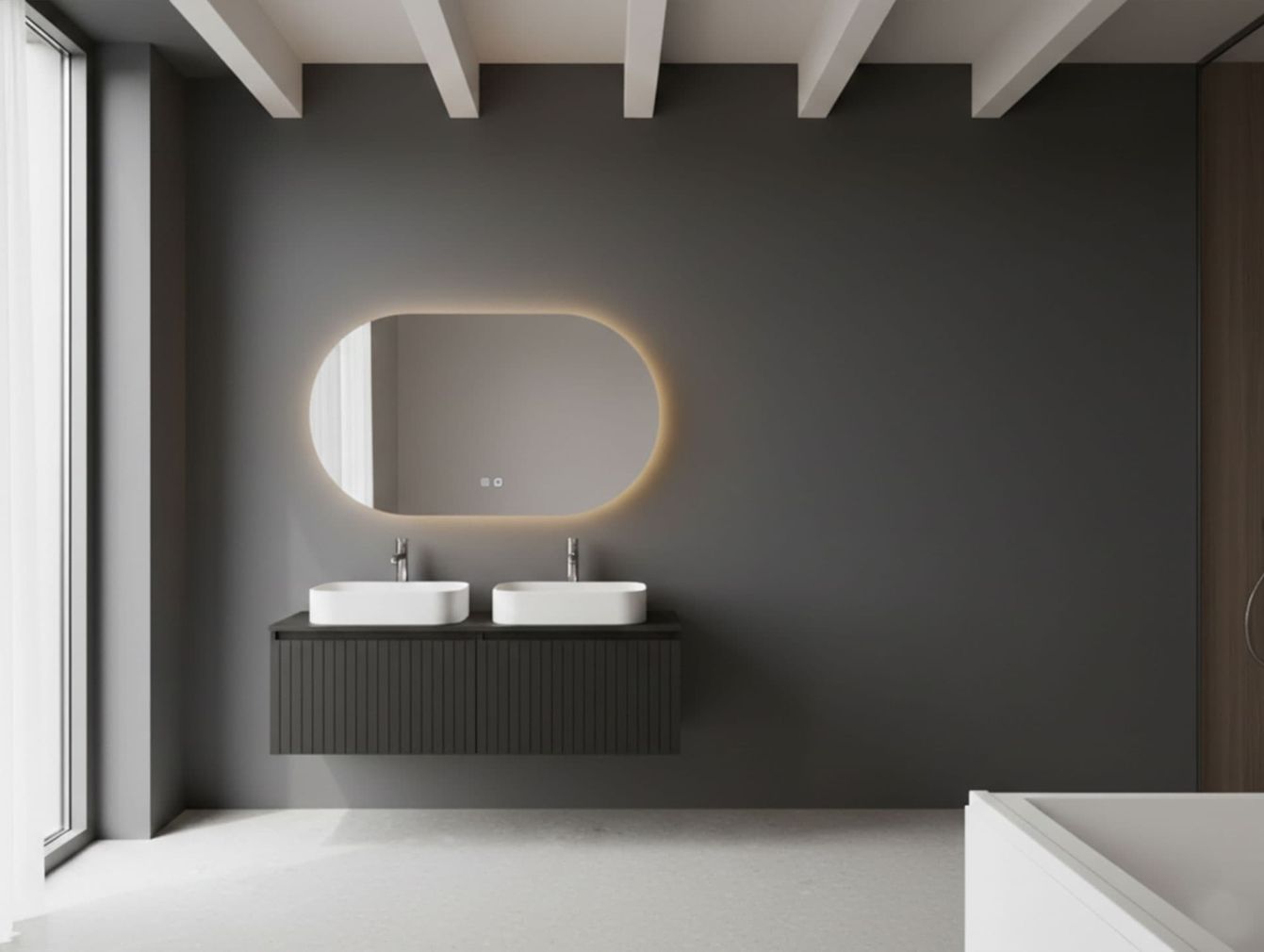 Badezimmerspiegel Gliss Orion Horizontal