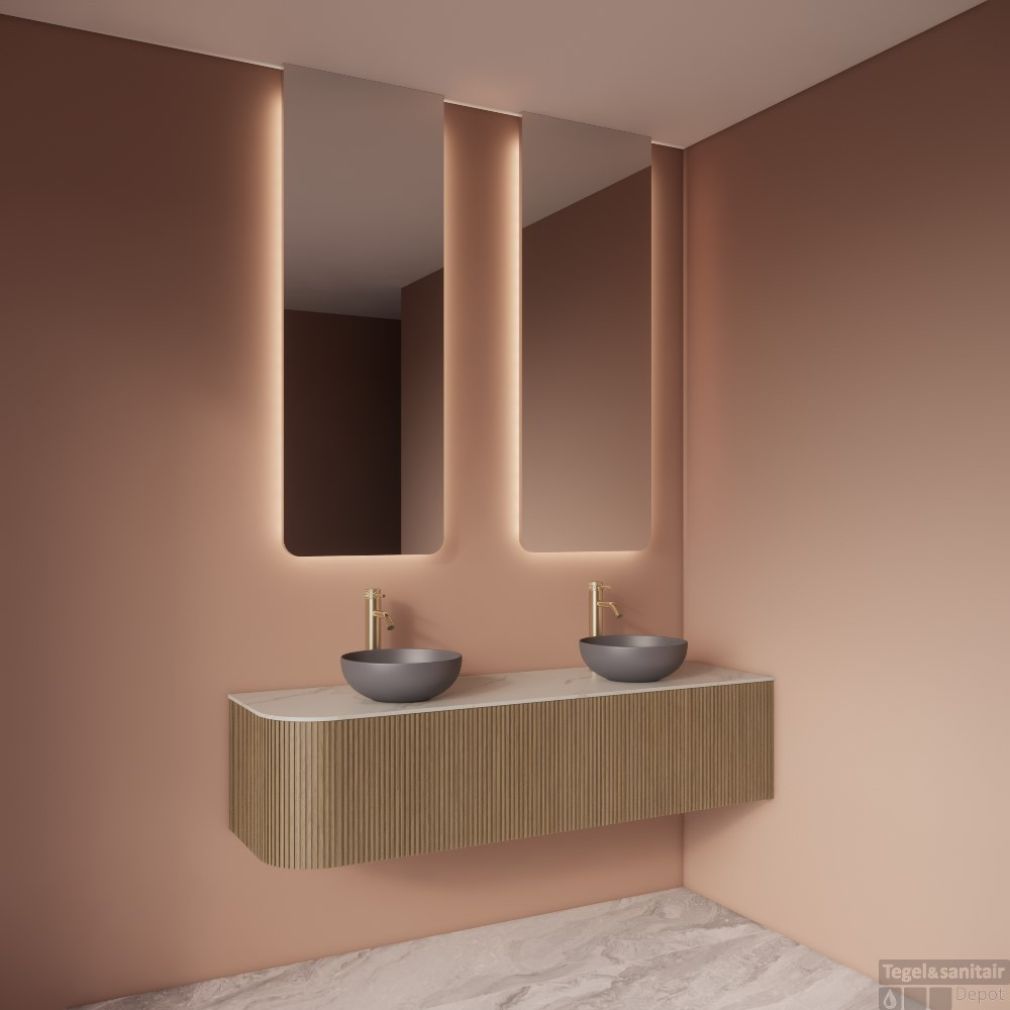 Preview: Lucis Spiegel mit LED-Beleuchtung und Heizung