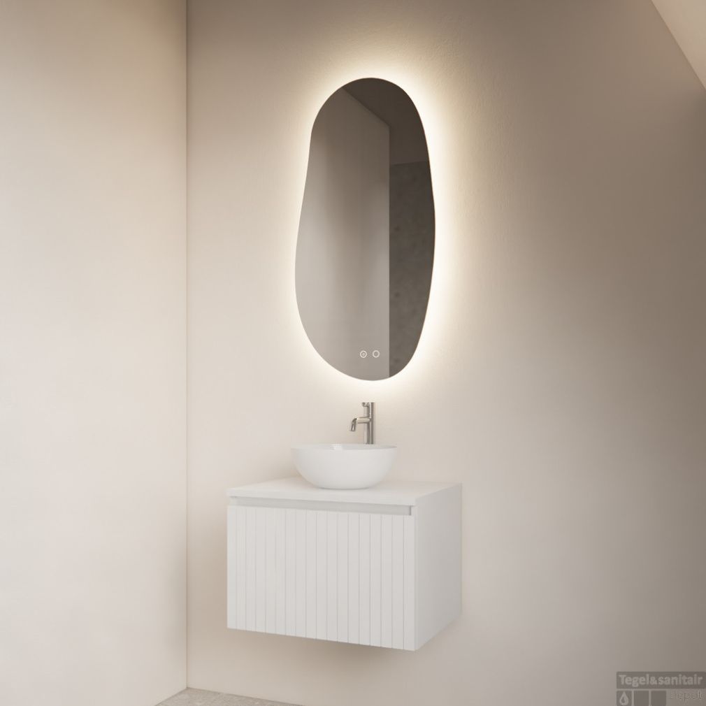 Preview: Maya Spiegel Vertikal mit LED-Beleuchtung