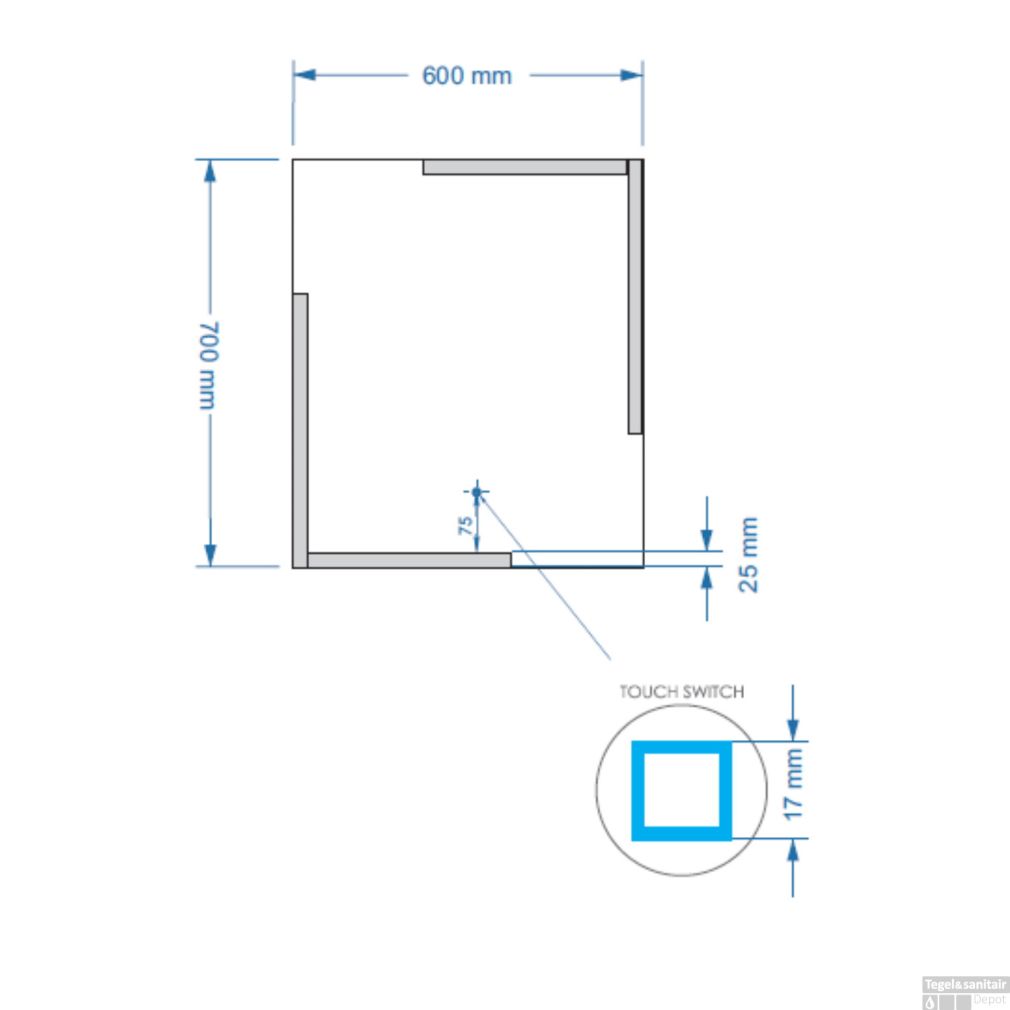 Melite mit LED inkl Heizung