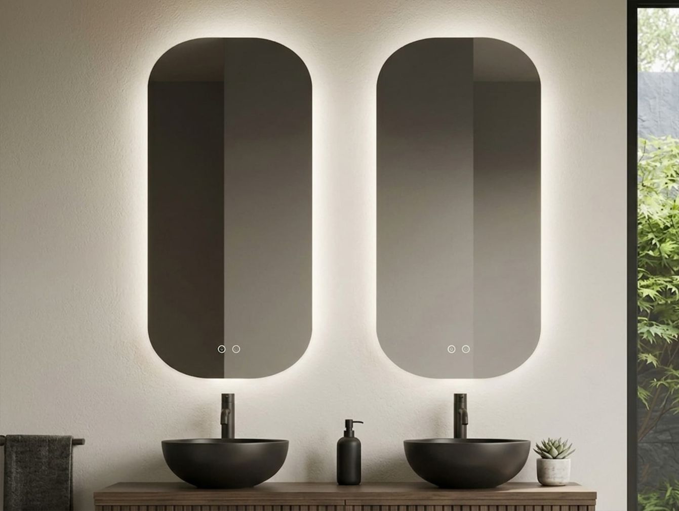 Preview: Spiegel Notus mit LED