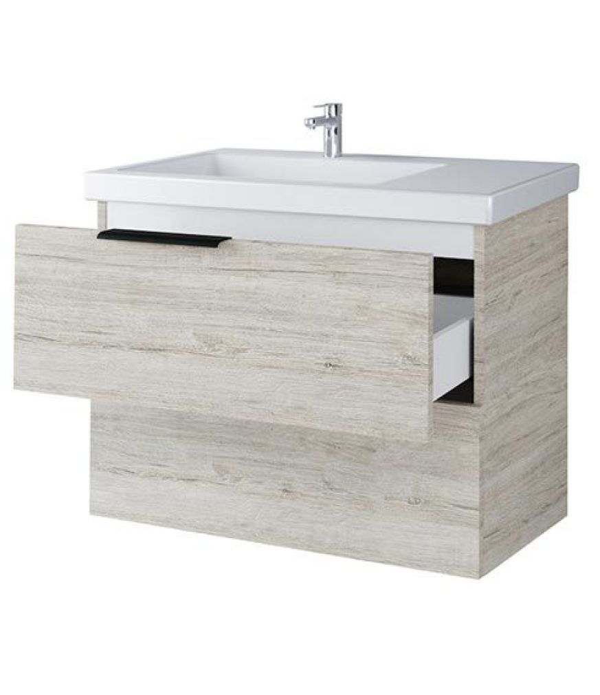 Badmöbel-Set mit Spiegelschrank 70cm (Oregon)