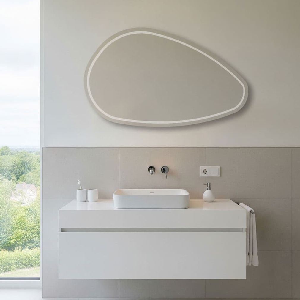 Sirius Spiegel mit indirekter LED-Beleuchtung und Heizung