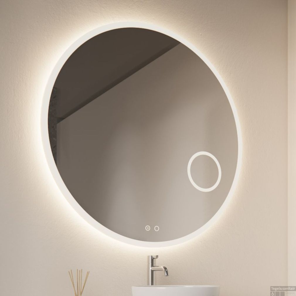 Design Sol Rundspiegel mit LED-Beleuchtung und Spiegelheizung