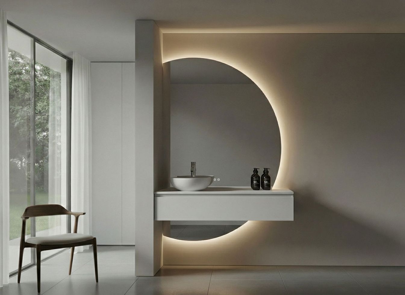 Calypso Spiegel mit LED & Heizung