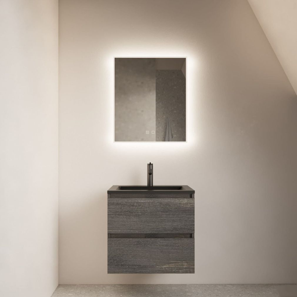 Spiegel-Gliss-Design, 11 mm LED-Beleuchtung mit Spiegelheizung