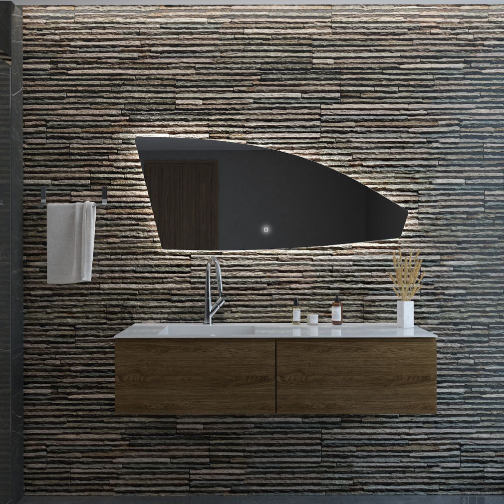 Organischerspiegel Tartaros mit LED-Beleuchtung