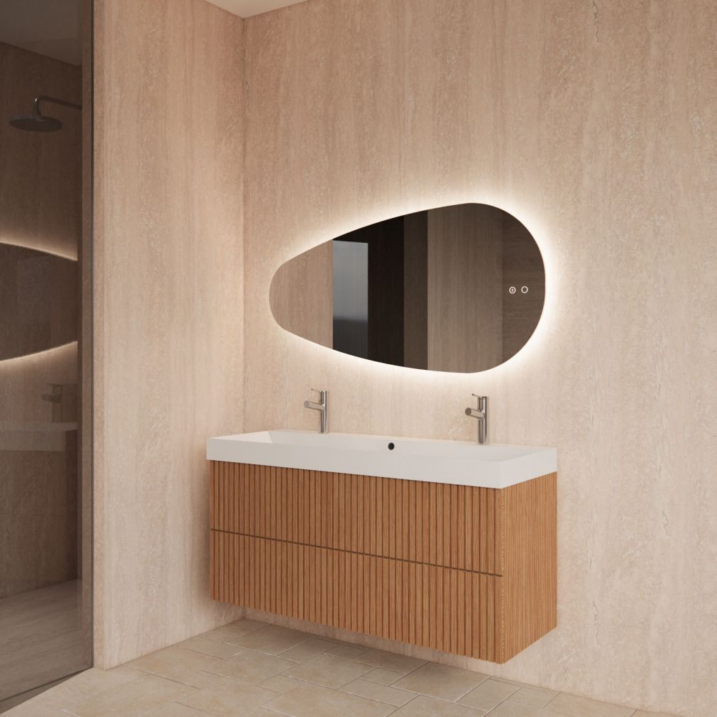 Spiegel Thalia Organic mit LED und Spiegelheizung