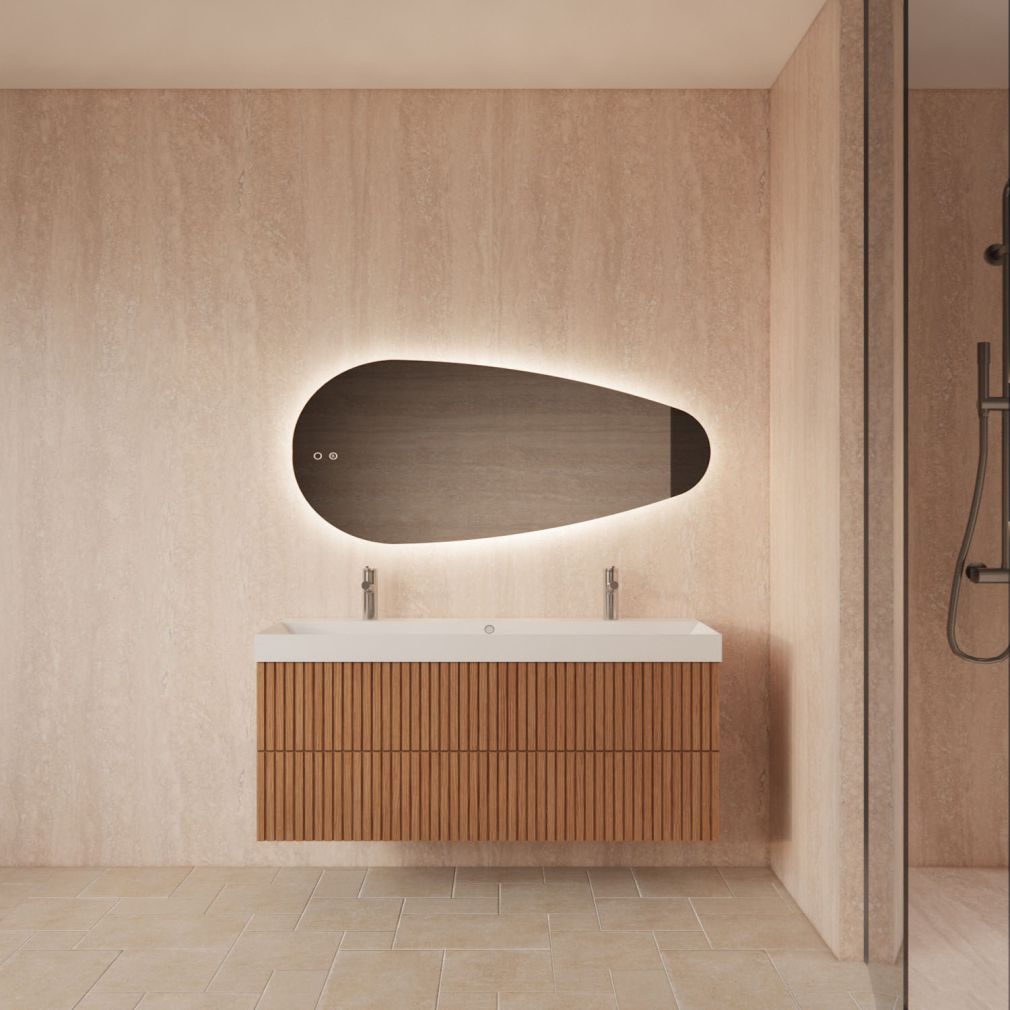 Spiegel Thalia Organic mit LED und Spiegelheizung