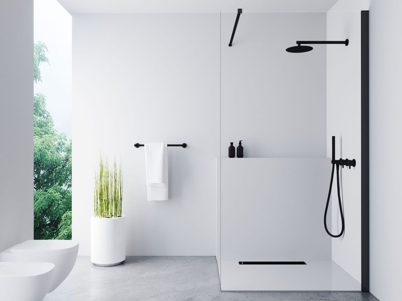 Duschwand - Dusche - 10 mm ESG Glas - Klarglas