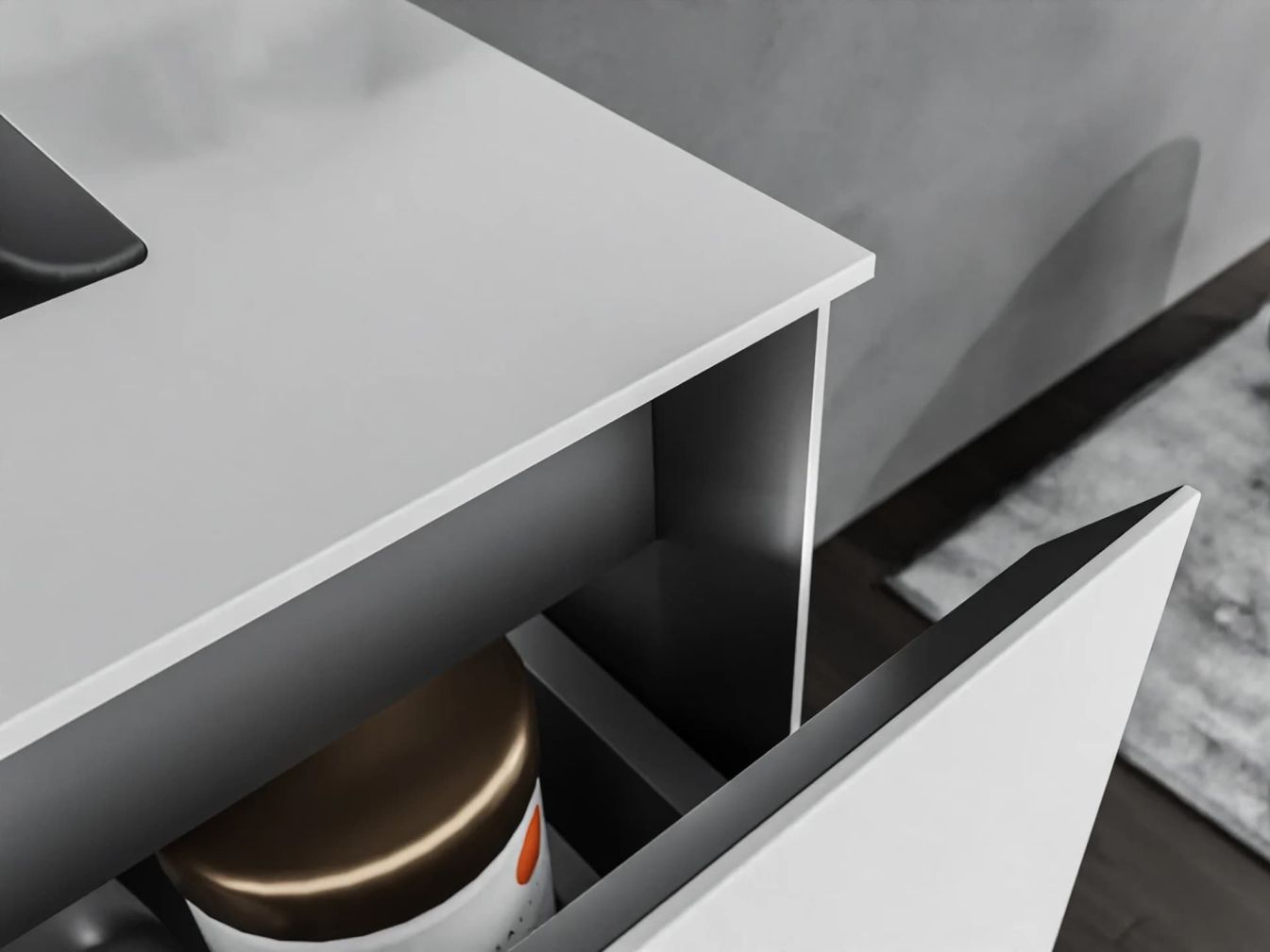ARCTIC 120 cm Waschbeckenunterschrank