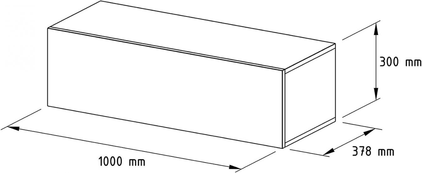 Spiegel mit Sideboard und Lichteffekt