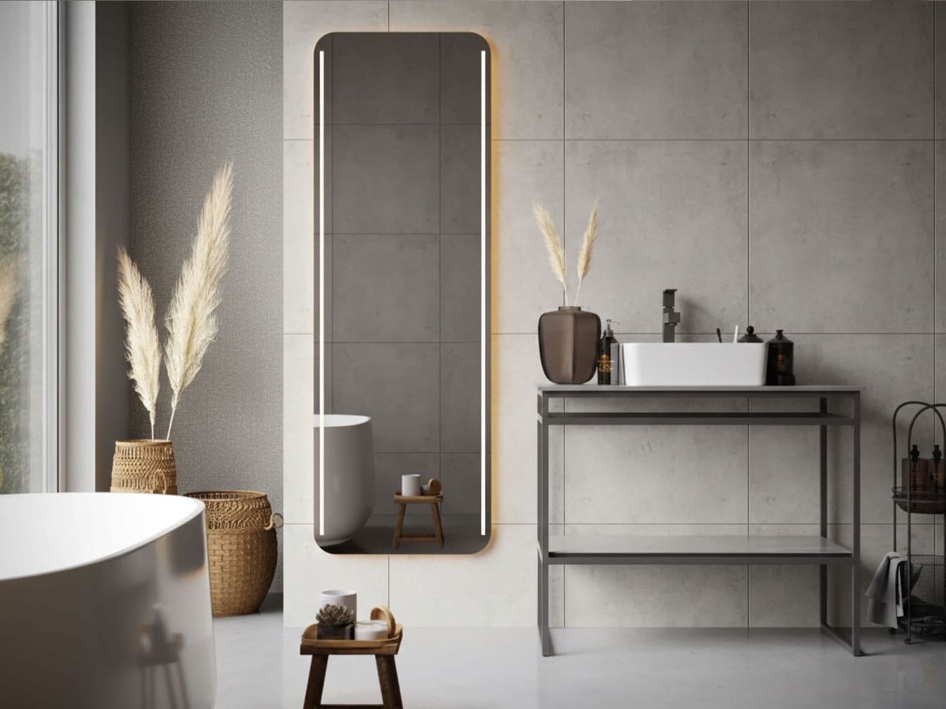 Abgerundeter - Kristallspiegel CARERA