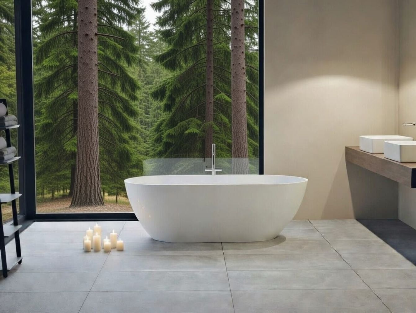 Riho Bilbao freistehende Badewanne