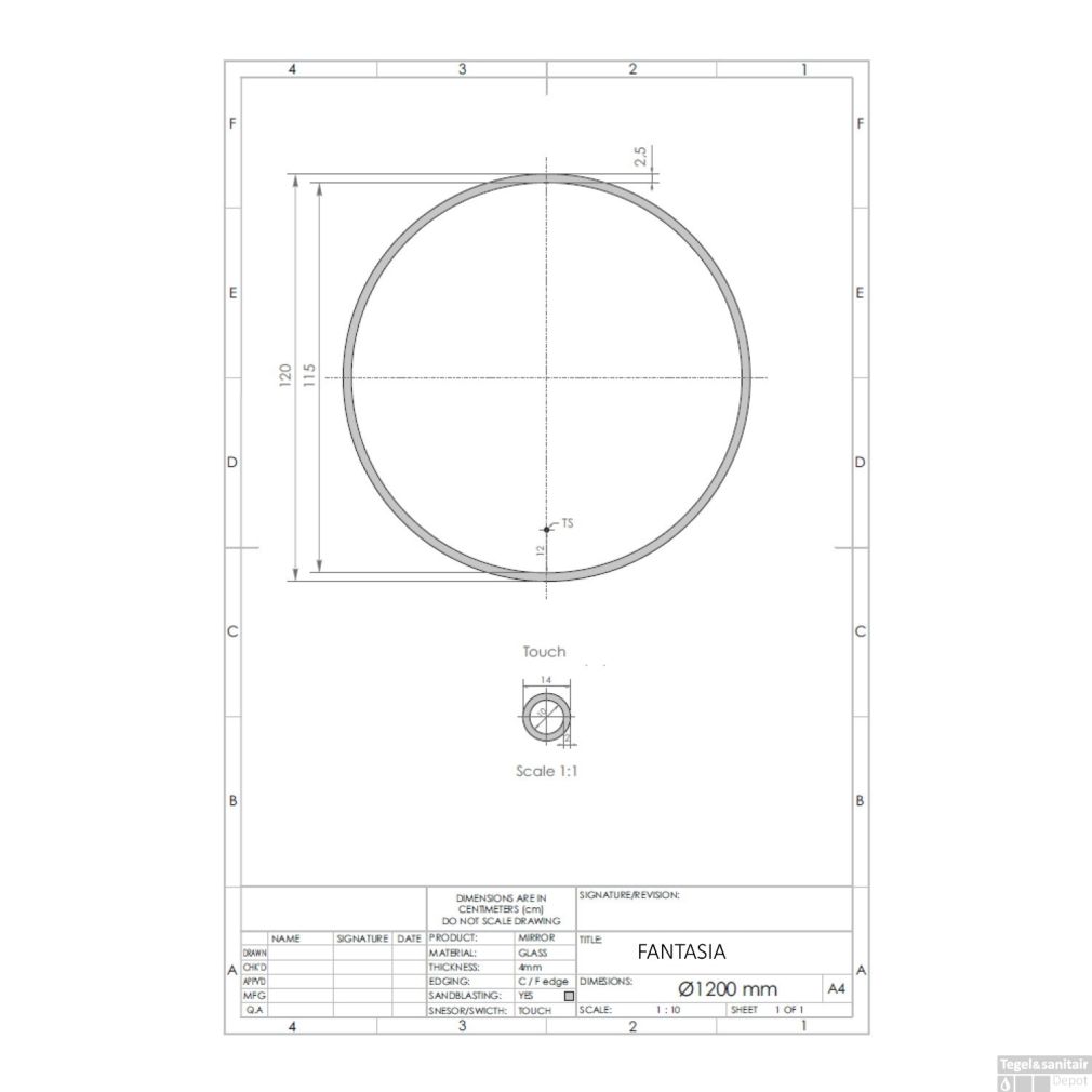 Mirror Gliss Design Fantasia Runde LED-Beleuchtung