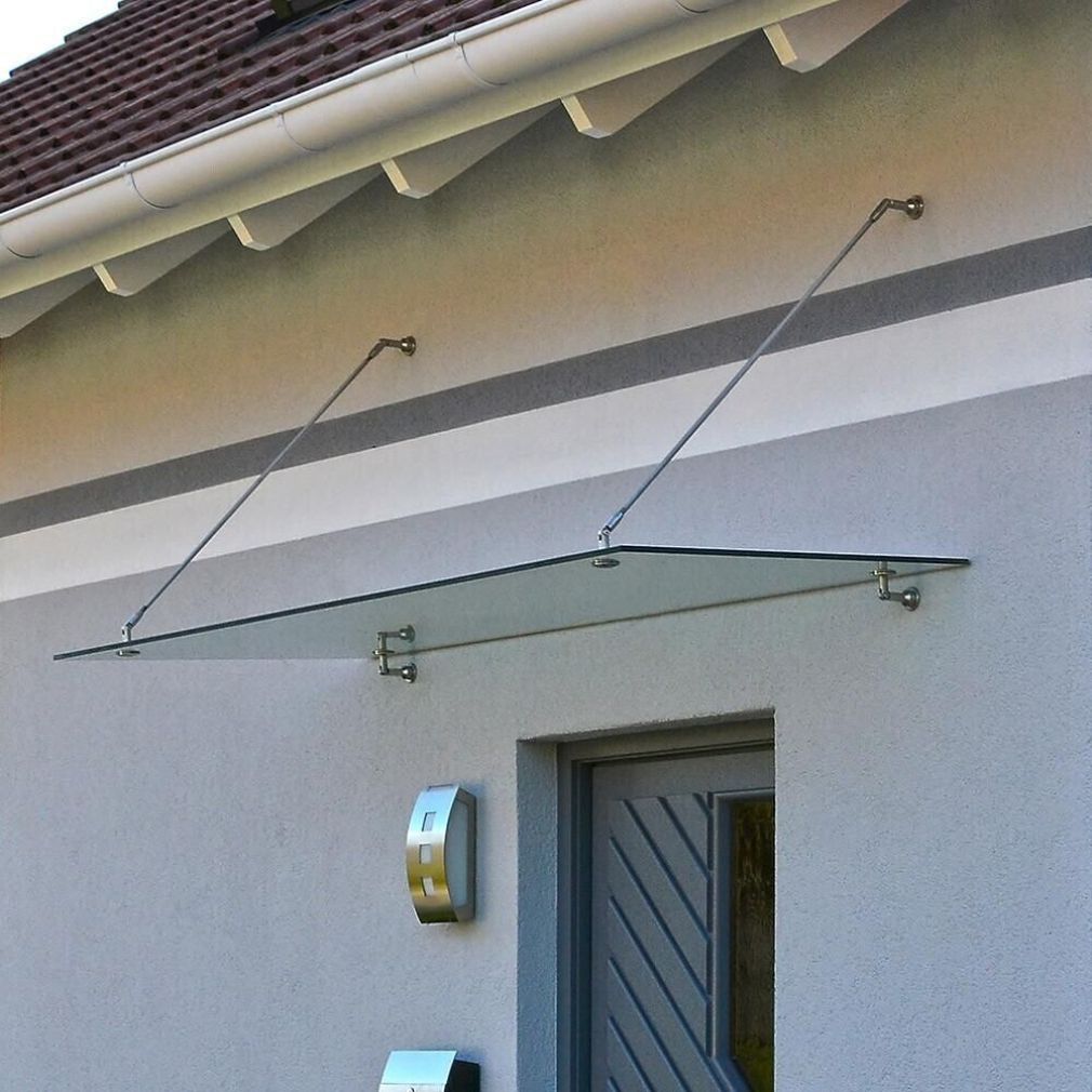 Glasvordach Detail