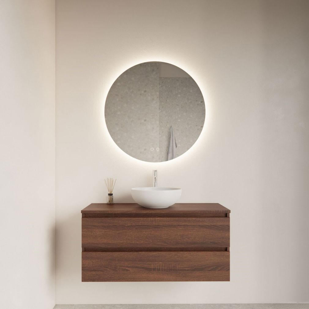 Oko Rundspiegel mit LED-Beleuchtung und Heizung