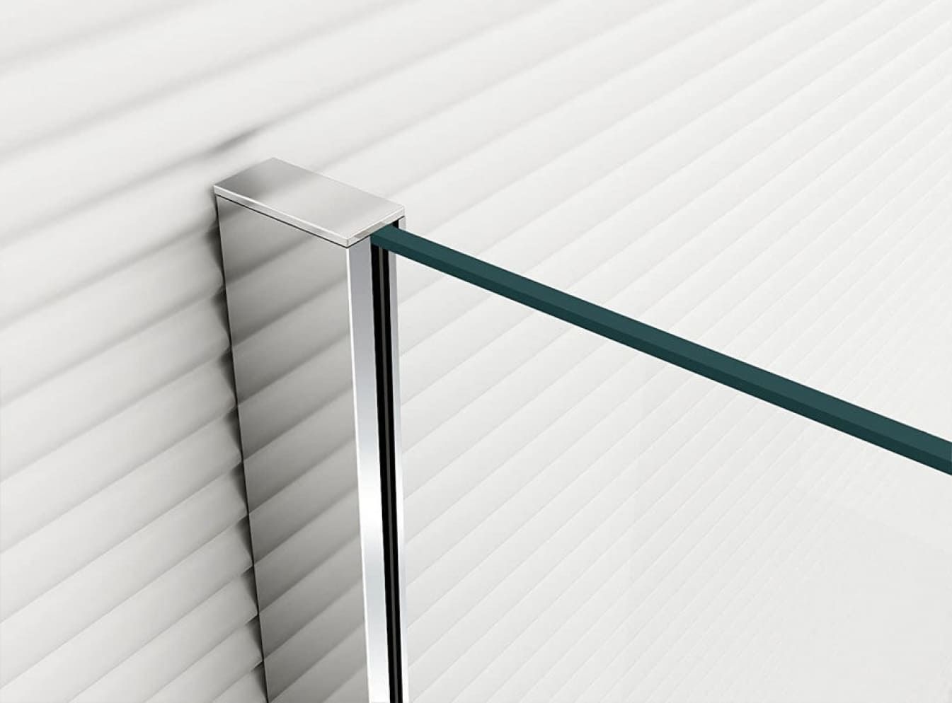 Duschwand - Dusche - 10 mm ESG Glas - Klarglas Detail 2