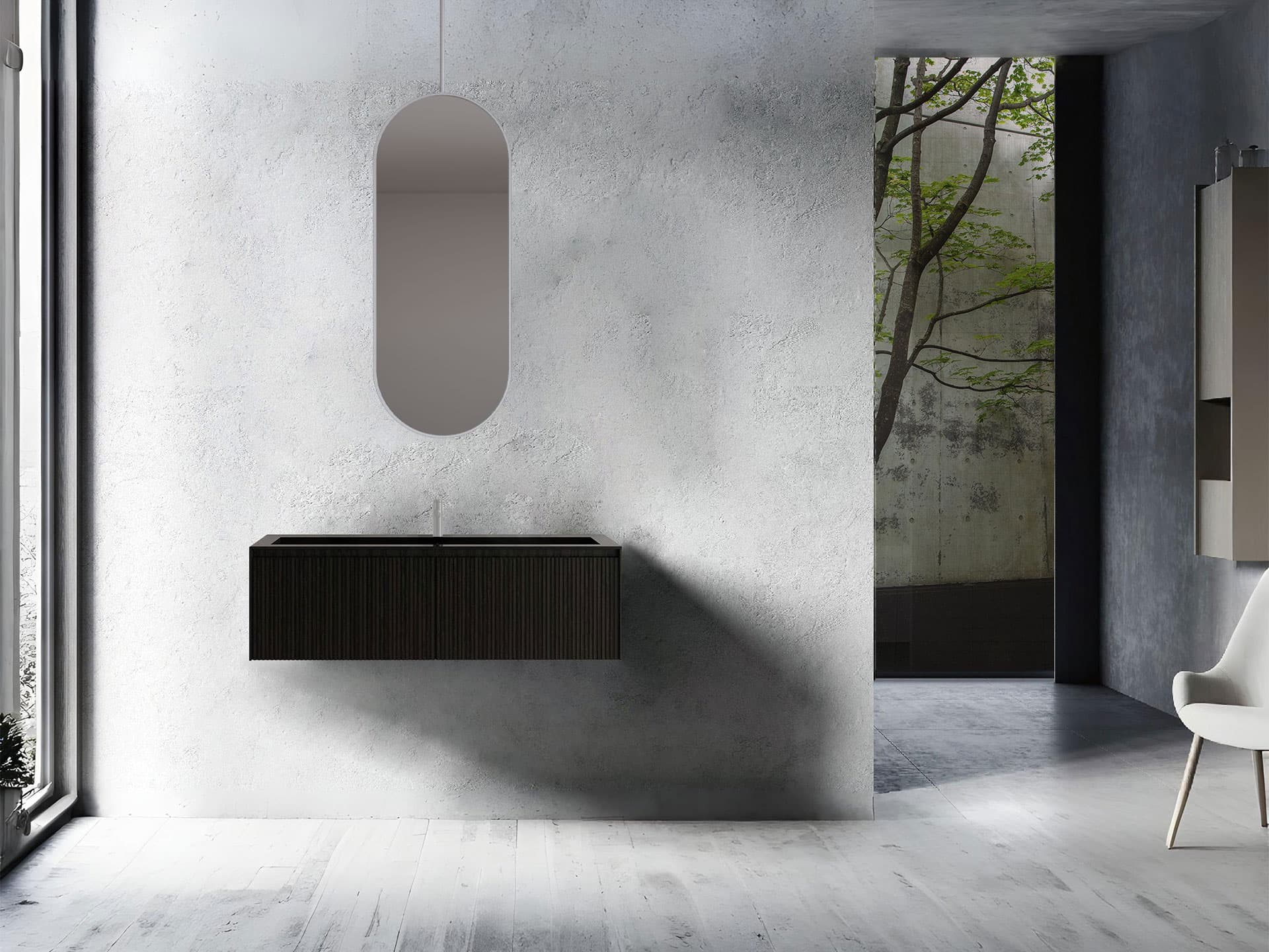 Raumteiler Spiegel für Badezimmer