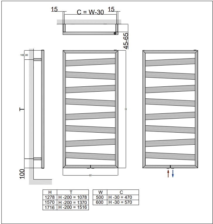 Design Badheizkörper Luna