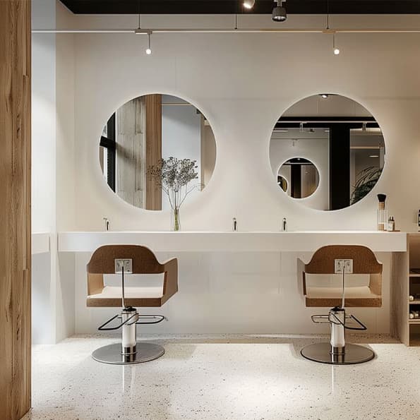 Moderne Friseurspiegelideen