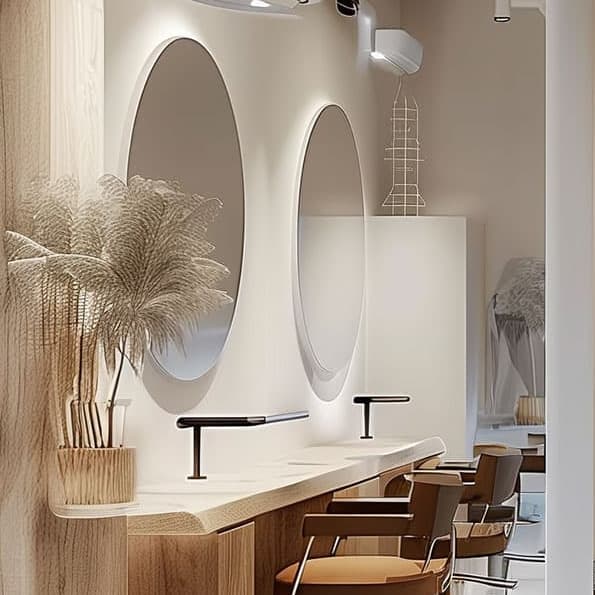 Moderne Friseurspiegelideen