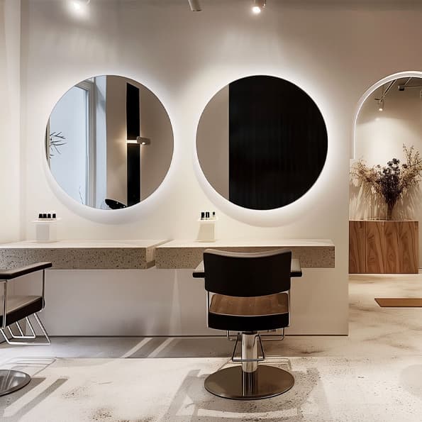 Moderne Friseurspiegelideen