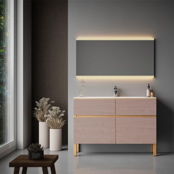 Kristallspiegel mit LED AMELIE